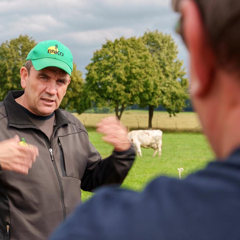 Eine vertrauensvolle Beziehung zu den Landwirten